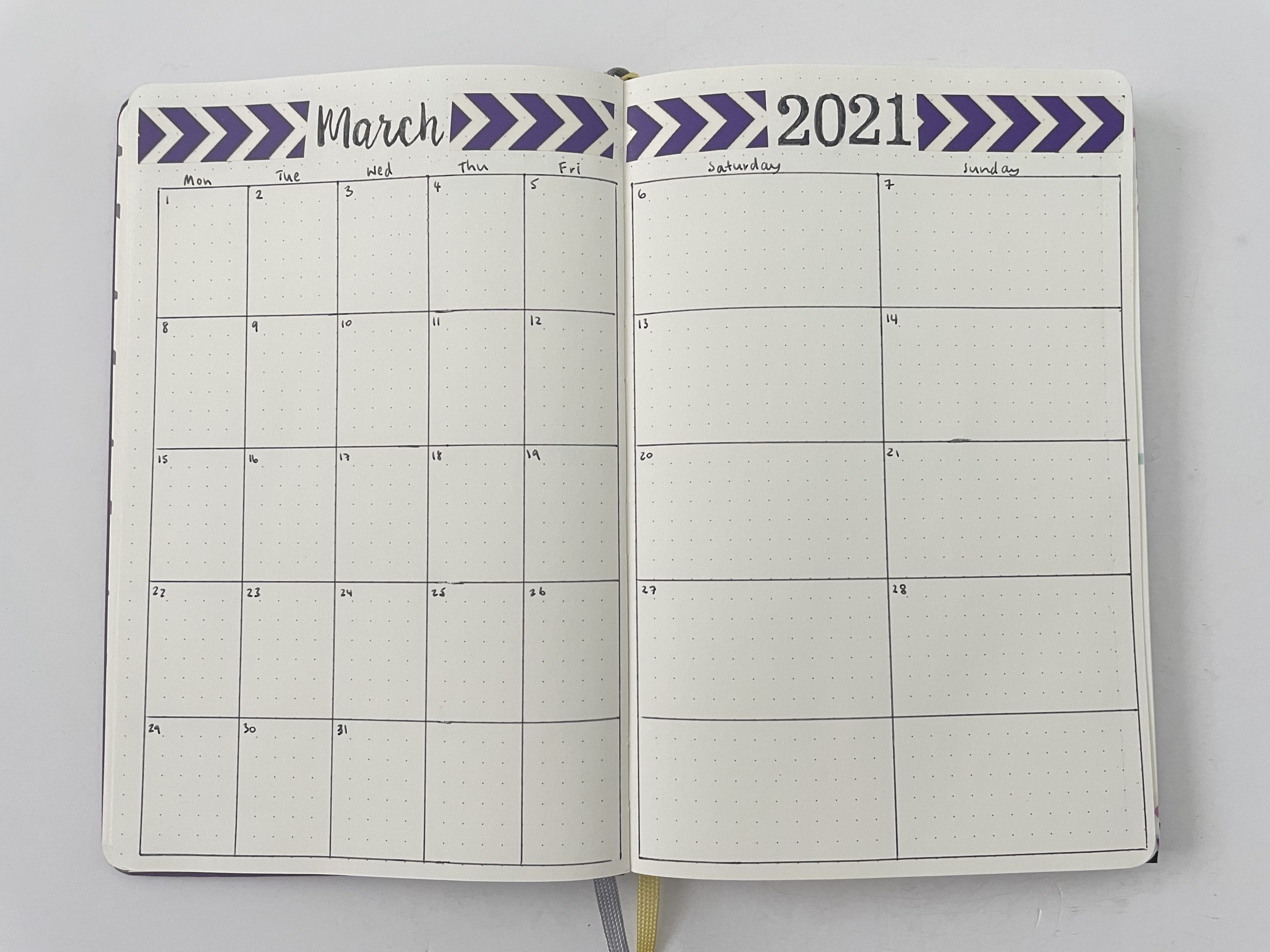 7 Tips for using washi tape in your bullet journal or planner